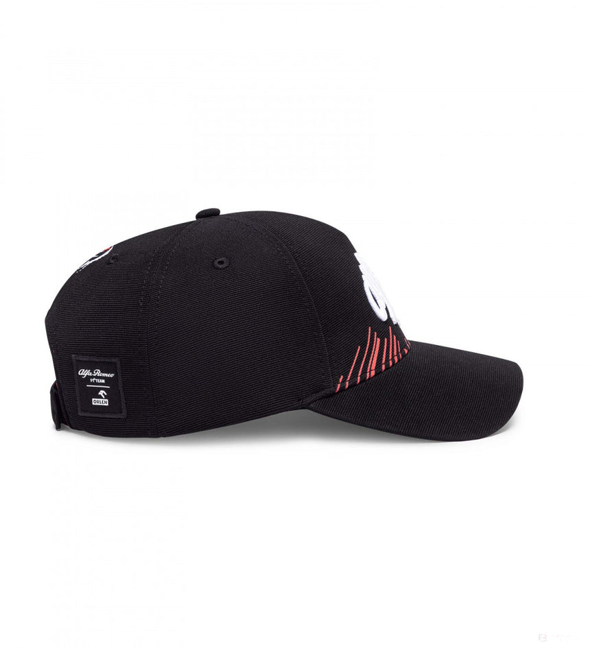 Alfa Romeo Baseball Cap, Zhou Guanyu Team, Adult, Black, 2022 - FansBRANDS®