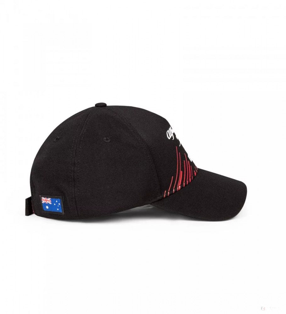 Alfa Romeo Baseball Cap, Australian GP, Adult, Black, 2022