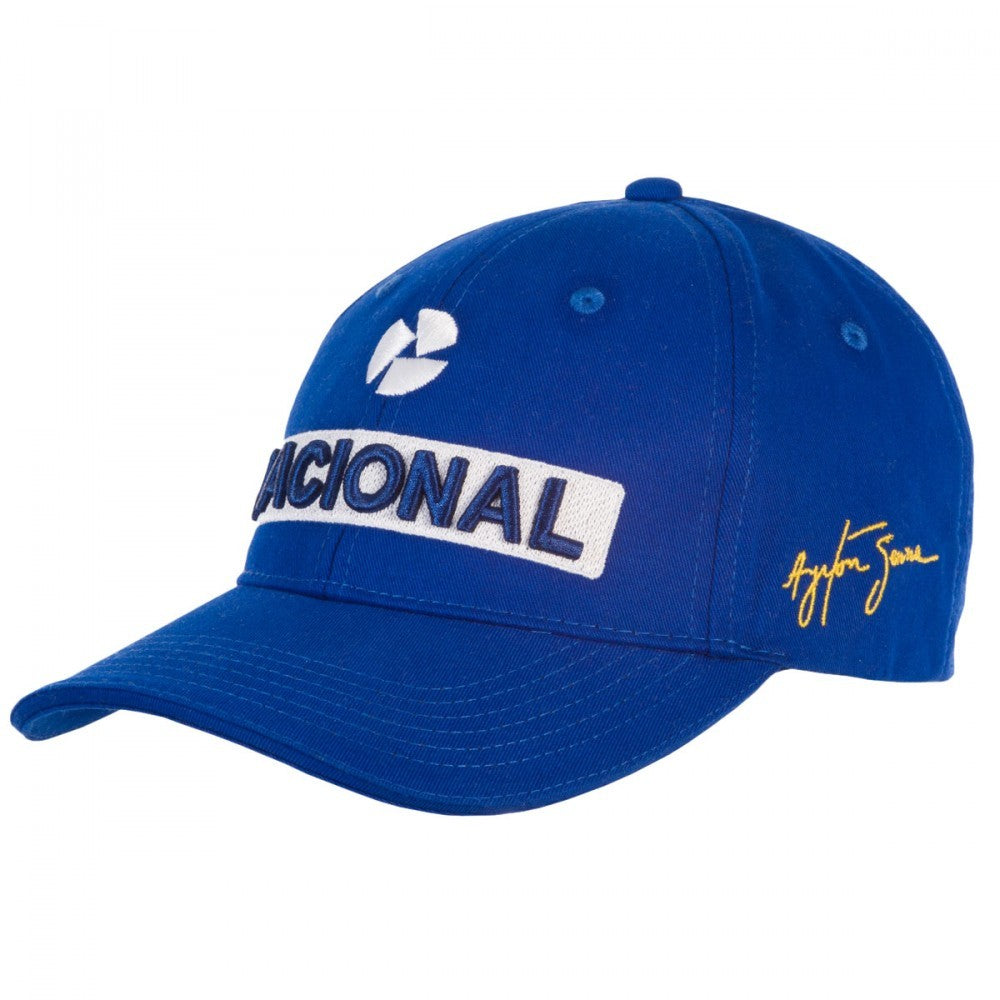 Ayrton Senna Flatbrim Cap, Adult, Blue, 2018 - FansBRANDS®
