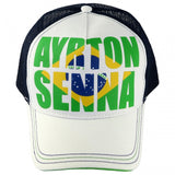 Ayrton Senna Baseball Cap, Brazil, Adult, Blue, 2015