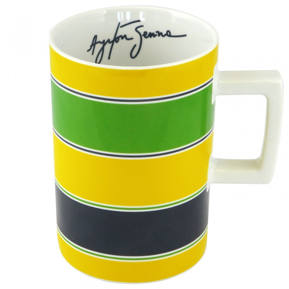 Ayrton Senna Mug, Helmet, 300 ml, Yellow, 2015
