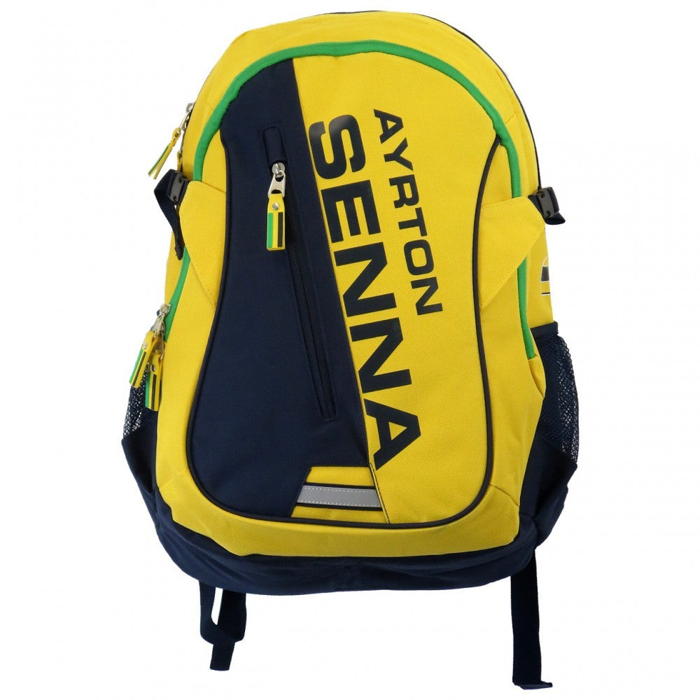 Ayrton Senna Backpack, Helmet, 50x31x18 cm, Yellow, 2015