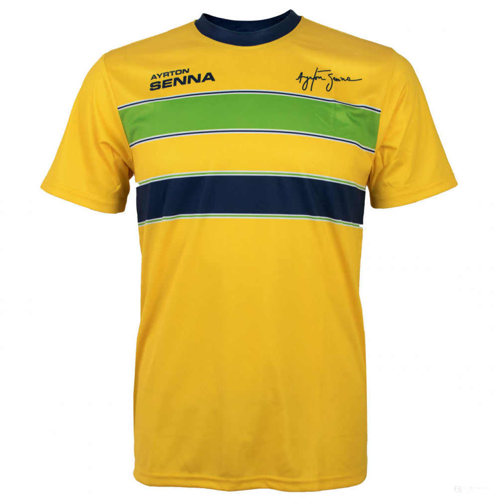 Ayrton Senna T-shirt, Helmet, Yellow, 2020