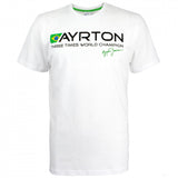 Ayrton Senna T-shirt, Brasil Champion, White, 2018