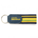 Ayrton Senna Keychain, Fabric, Yellow, 2017