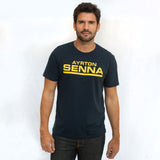 Ayrton Senna T-shirt, Racing 12, Blue, 2018