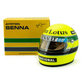 Ayrton Senna Mini Helmet, 1:2 scale, Yellow, 1985 - FansBRANDS®