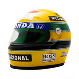 Ayrton Senna Mini Helmet 1990, 1:2 scale, Yellow, 2020