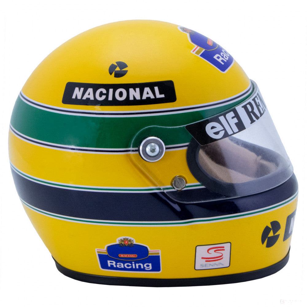 Ayrton Senna Mini Helmet, 1:2 scale, Yellow, 1994