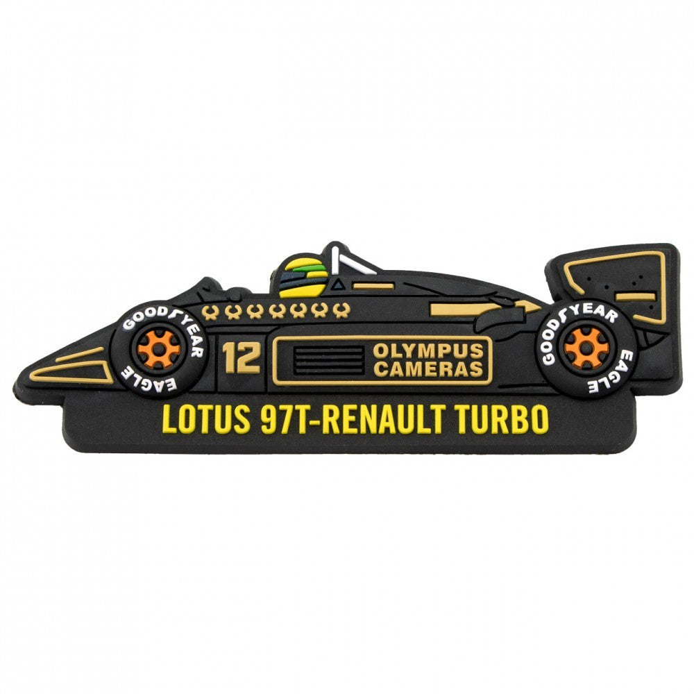 Ayrton Senna Fridge magnet, Team Lotus, Black, 2017 - FansBRANDS®