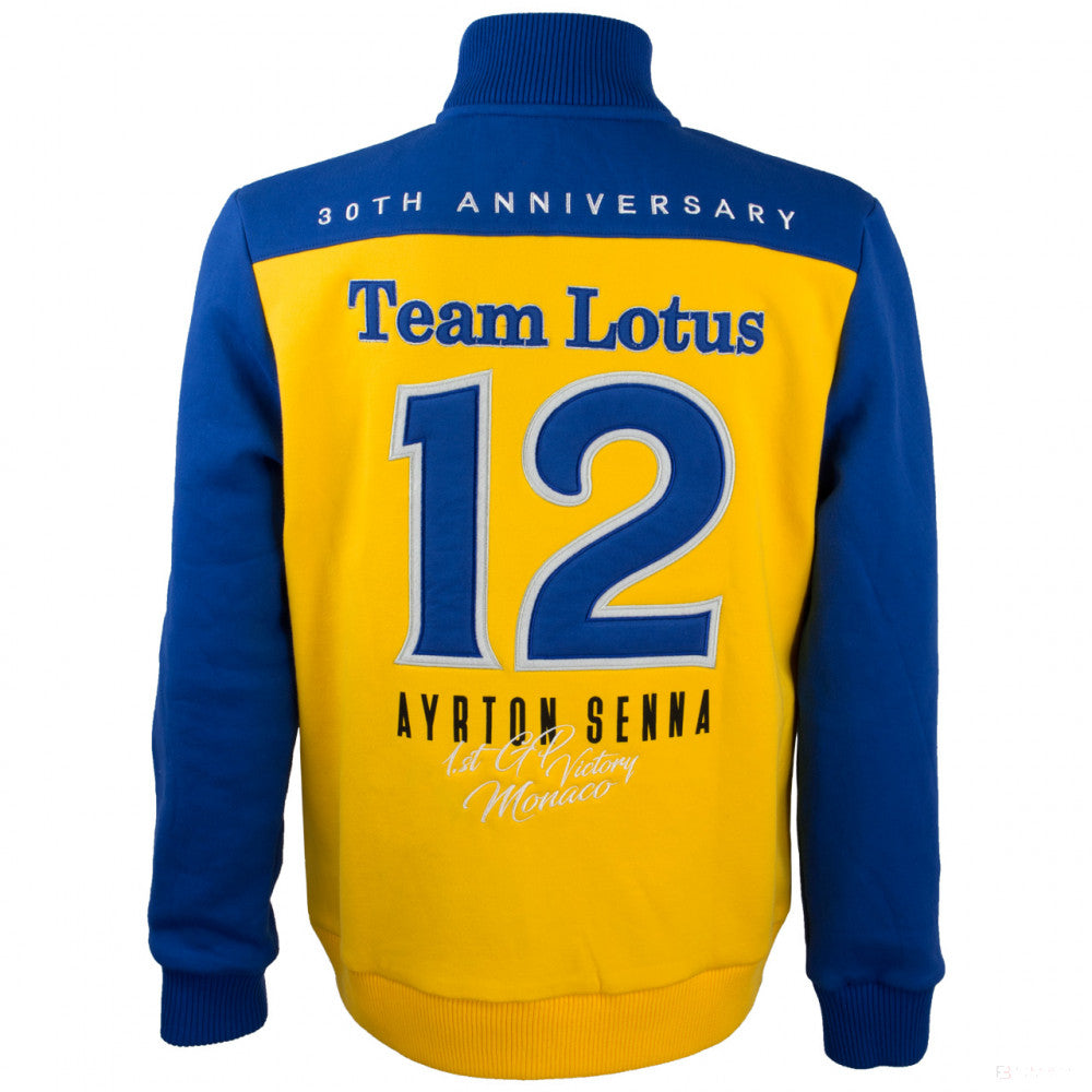 Ayrton Senna Sweater, Monaco 1st Victory 1987, Yellow, 2020 - FansBRANDS®