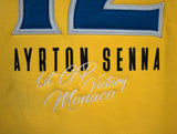 Ayrton Senna Sweater, Monaco 1st Victory 1987, Yellow, 2020 - FansBRANDS®