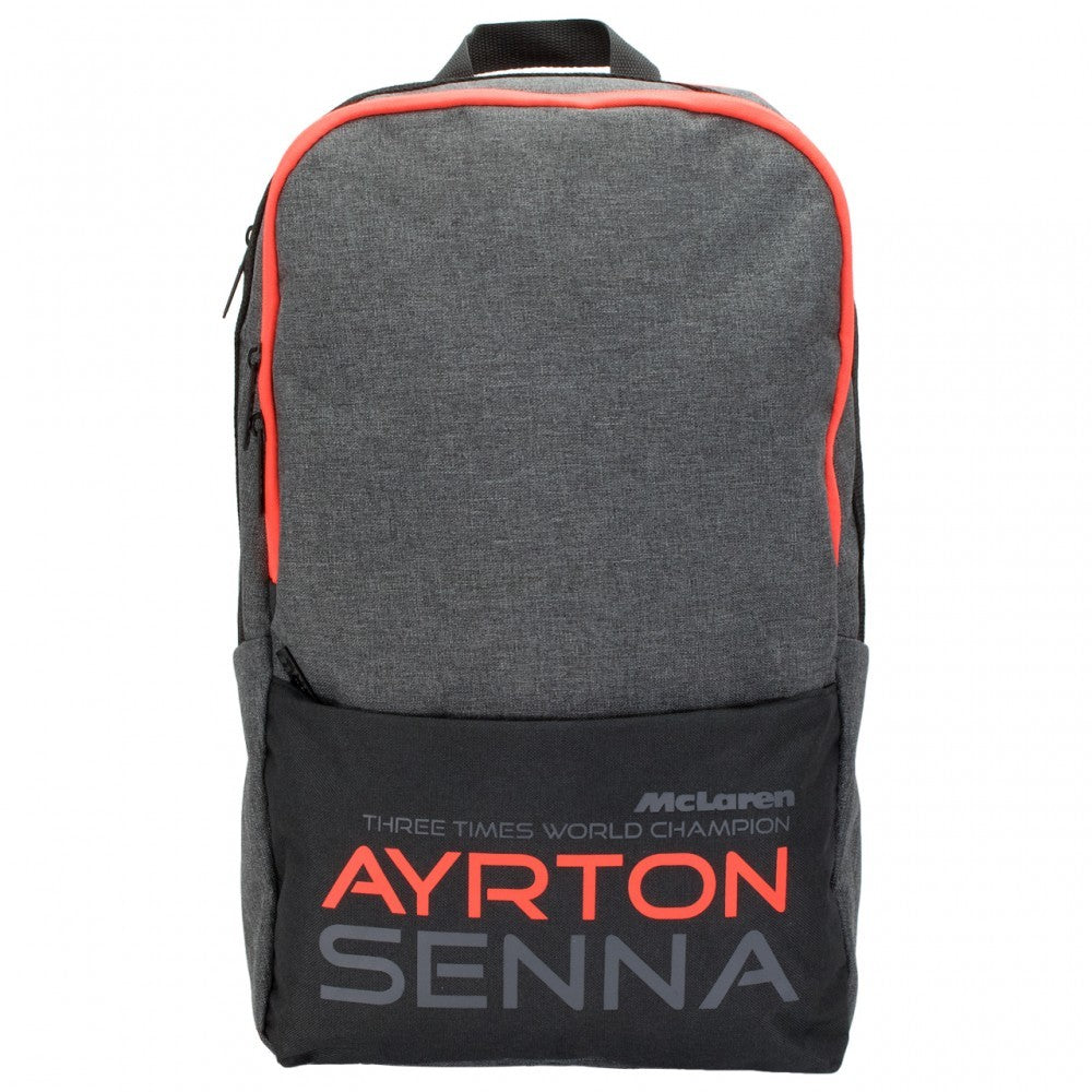 Ayrton Senna McLaren Backpack 30x46x10 cm Black 2017 FansBRANDS COM