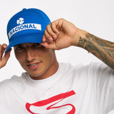 Ayrton Senna cap, Nacional, vintage, washed, blue