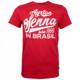 Ayrton Senna T-shirt, Vintage, Red, 2018