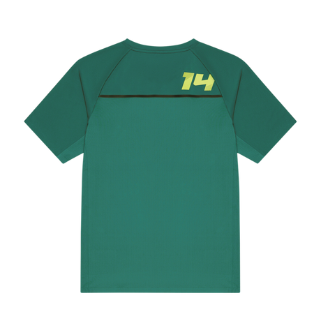 Fernando Alonso t-shirt, Kimoa, active wear, green, 2024