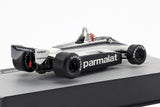 Model car, N. Piquet Brabham BT49C #5 World Champion German GP 1981, 1:43 scale, White, 2019