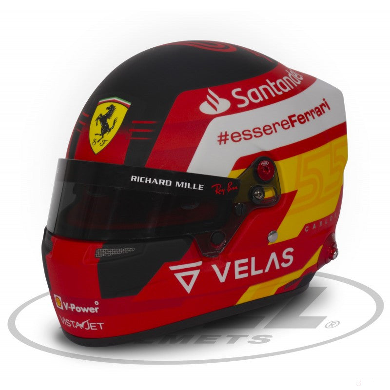 Carlos Sainz Mini helmet 1:2 scale left side