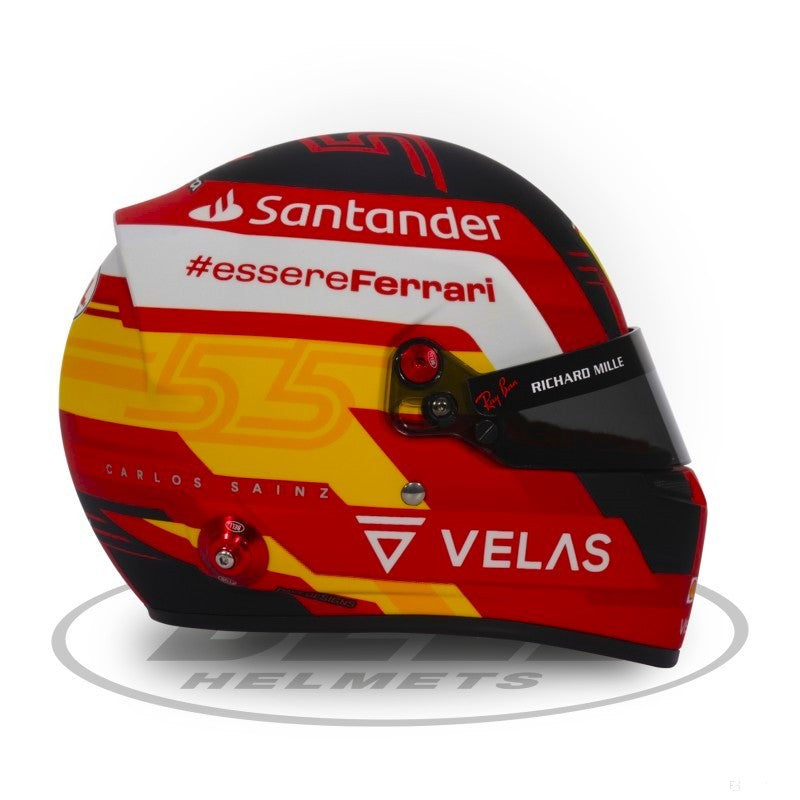 Carlos Sainz Mini helmet 1:2 scale right side
