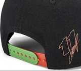 Gorra de béisbol Racing Point, Sergio Pérez SP, Adulto, Negra, 2019