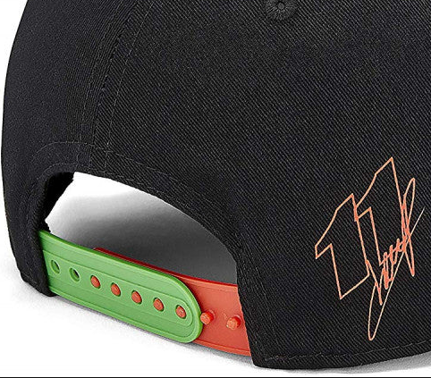 Gorra de béisbol Racing Point, Sergio Pérez SP, Adulto, Negra, 2019