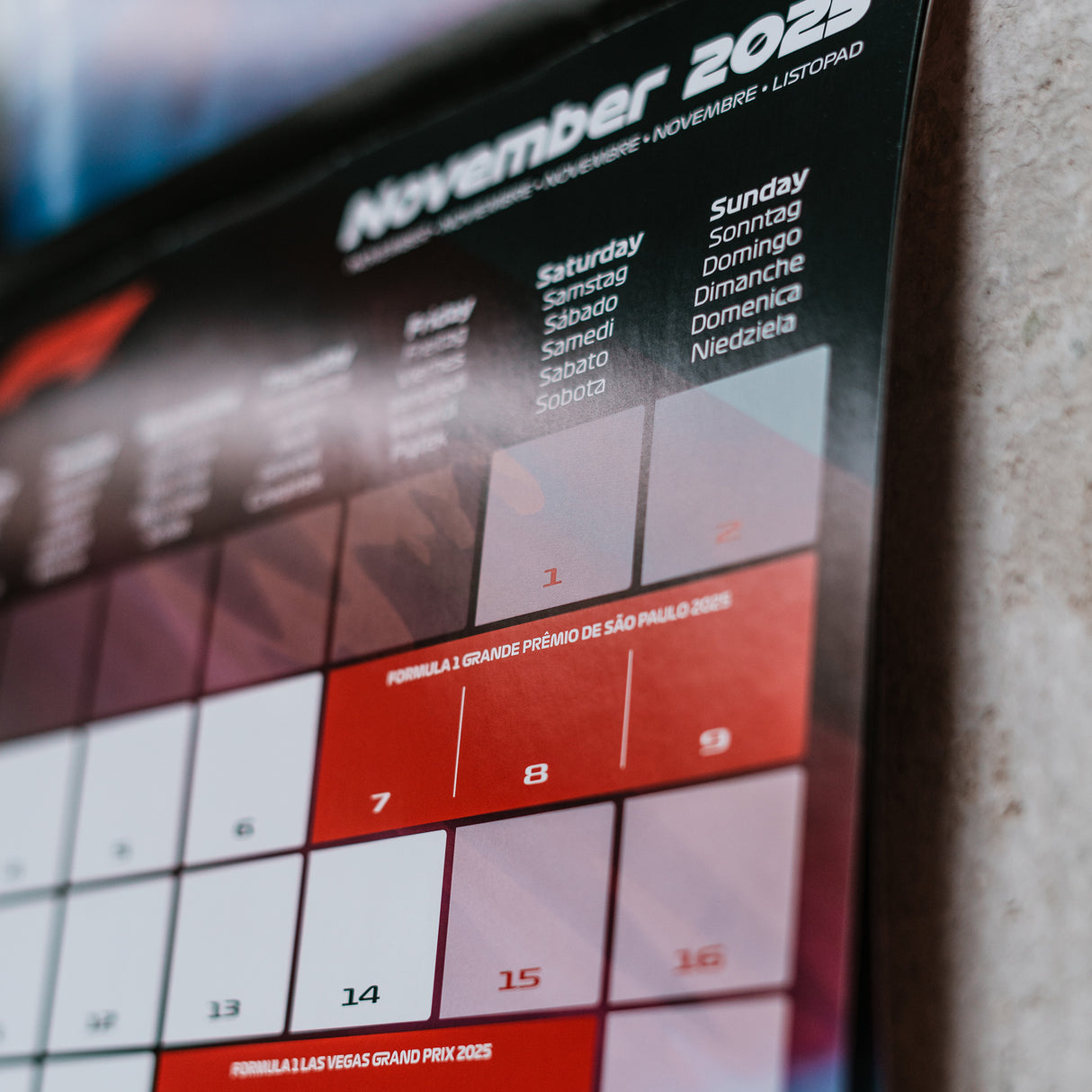 Formula 1® - Official F1 calendar, 2025