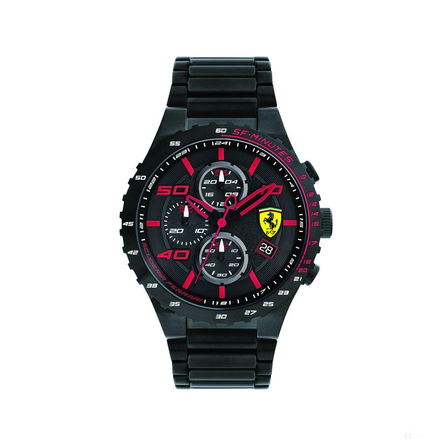Ferrari Watch, Special EVO Chrono Mens, Black-Red, 2019