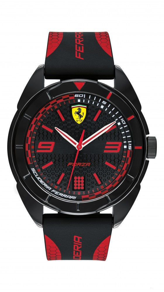 Ferrari Watch, Forza Quartz Mens, Black-Red, 2019 - FansBRANDS®