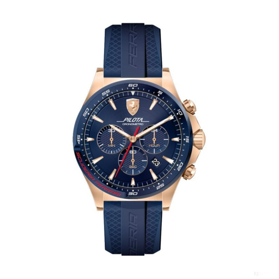 Ferrari Watch, Pilota Chrono Mens, Blue, 2019