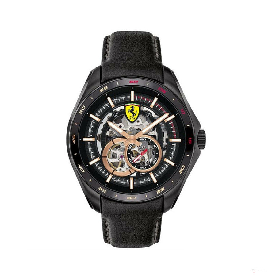 Ferrari Watch, Speedracer Automatic Multilevel Mens, 44 mm, Black, 2020