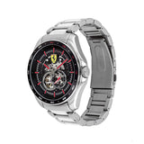 Ferrari Watch, Speedracer Automatic Multilevel SS Mens, 44 mm, Silver, 2020