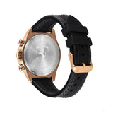 Scuderia Ferrari Watch Chrono, Black Leather And Silicon Strap 44Mm - FansBRANDS®