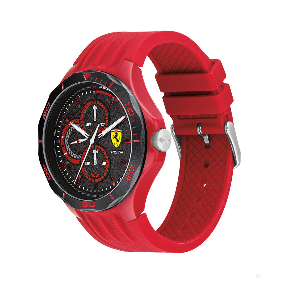 Ferrari Watch, Pista MultiFX Mens, 44 mm, Red, 2020 – FansBRANDS® - COM