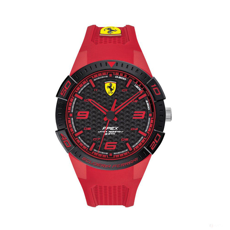 Ferrari Watch, Apex Mens, 44 mm, Red, 2020