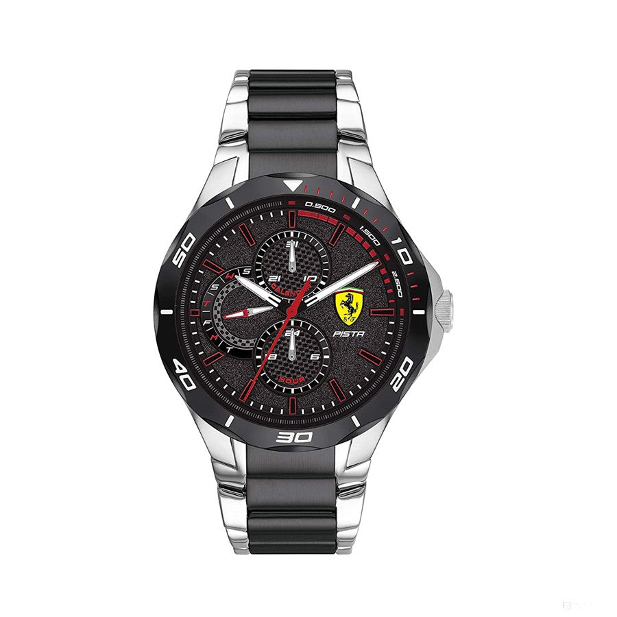 Ferrari Watch, Pista MultiFX IP&SS Mens, Black, 2020