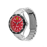 Scuderia Ferrari Watch Pista Quartz, Red Textured 44Mm - FansBRANDS®