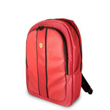 Ferrari Backpack, USB Connector, 30x45x12 cm, Red, 2019