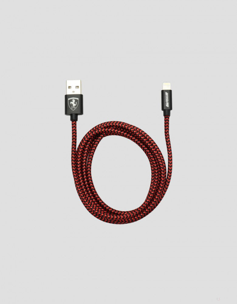 Ferrari iPhone Lightning Cable, Red, 2019