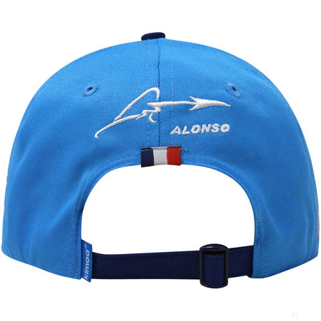 Alpine Baseball Cap, Fernando Alonso Kimoa France GP, Blue, 2022