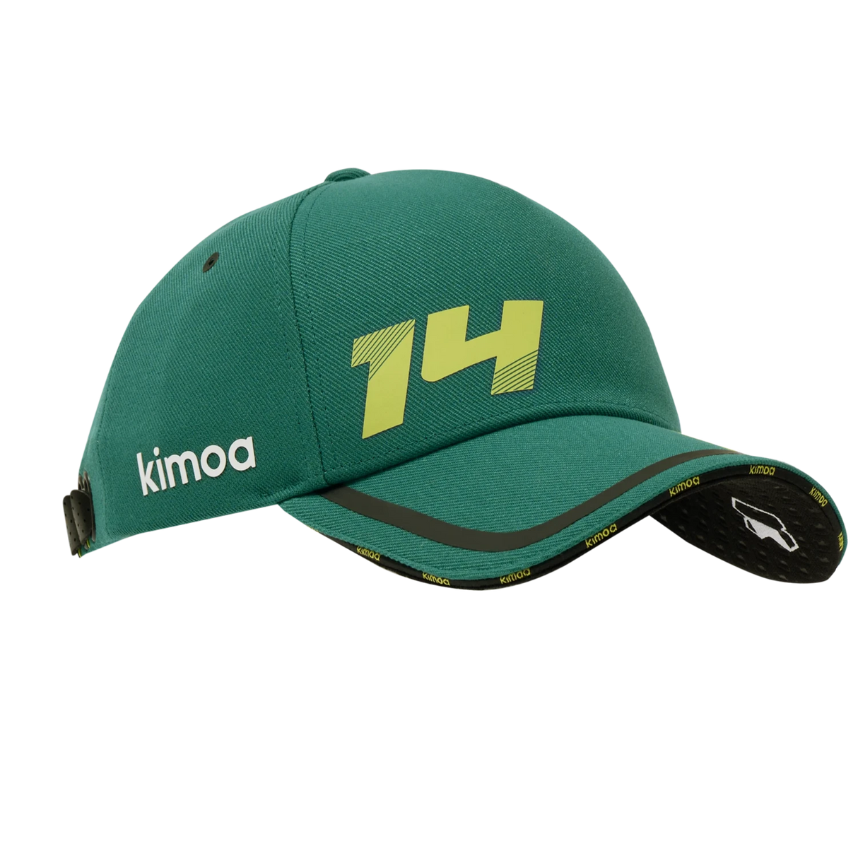 Fernando Alonso cap, Kimoa, tech, green, 2024