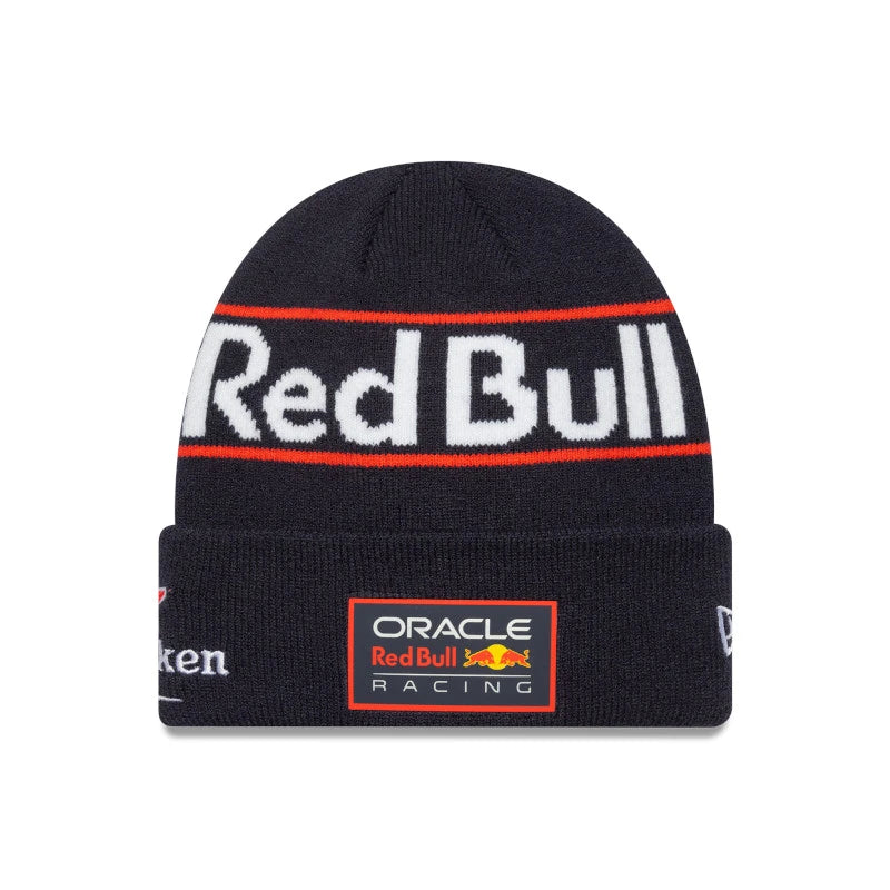 Red Bull Racing Max Verstappen Cuff Knit Cap, White, Child