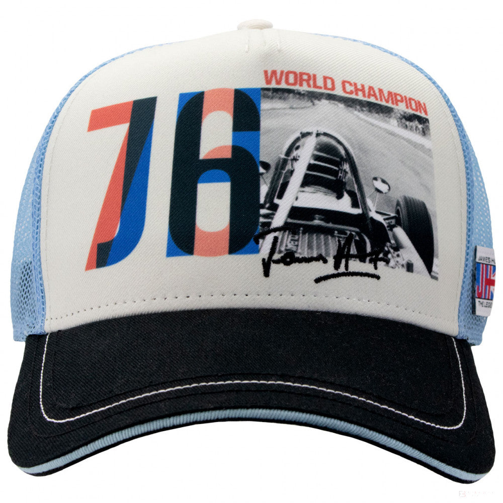 James Hunt Baseball Cap, JH76, Adult, Blue, 2019