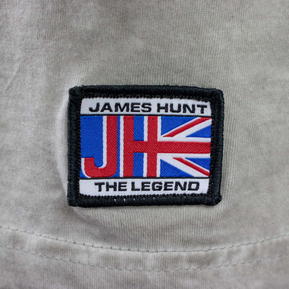 James Hunt T-shirt, Race Hard Party Hard, Grey, 2020