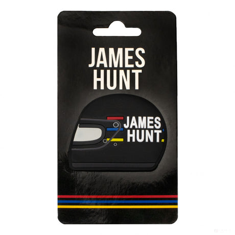 James Hunt Fridge magnet, Helmet 1976, Black, 2019