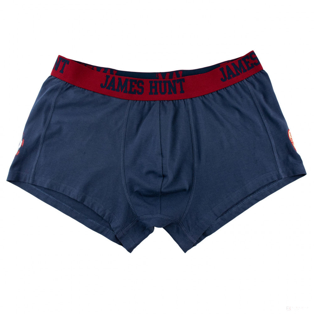 James Hunt Underwear, 76 Boxer Shorts - Double Pack, Blue, 2021