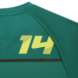 Fernando Alonso t-shirt, Kimoa, active wear, green, 2024