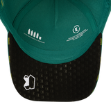 Fernando Alonso cap, Kimoa, tech, green, 2024