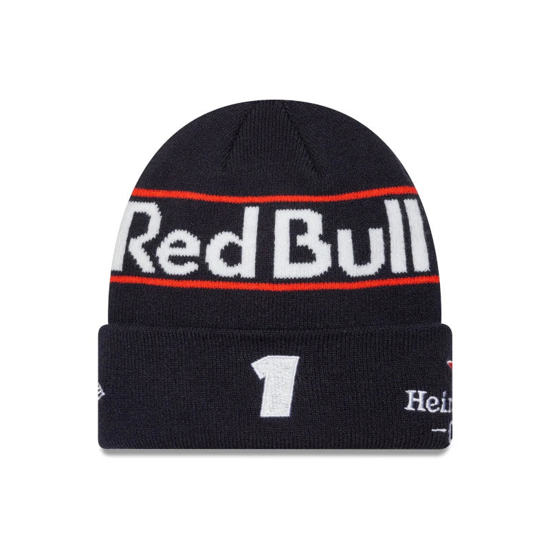 Red Bull Racing Max Verstappen Cuff Knit Cap, White, Child