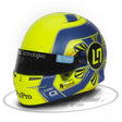 Lando Norris MINI helmet in yellow and blue