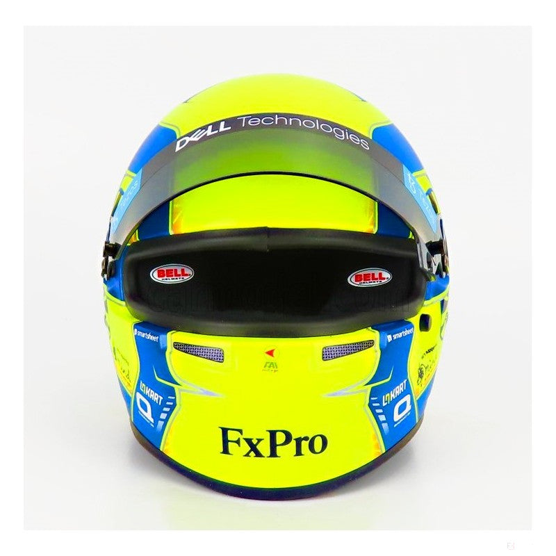 Lando Norris MINI helmet rear view